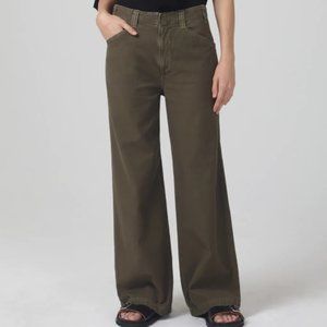 NWT Citizens of Humanity Paloma Utility Trouser In Tea Leaf